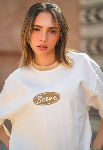 RINGER BOXY T-SHIRT WHITE