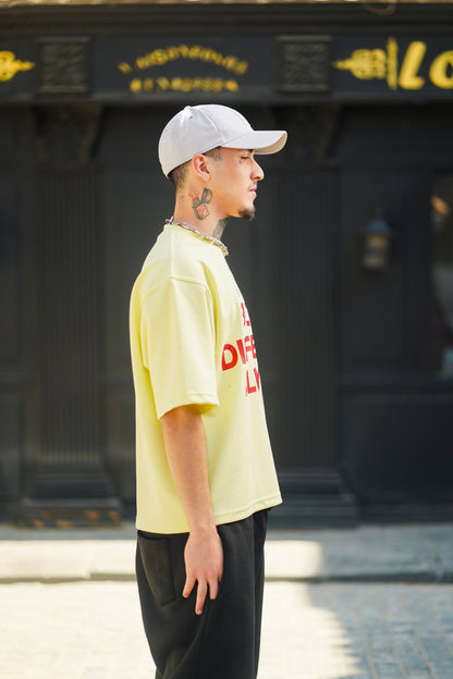 SMILEY BOXY T-SHIRT YELLOW