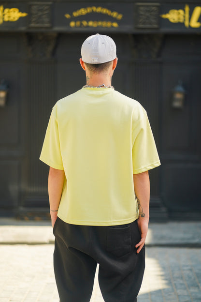 SMILEY BOXY T-SHIRT YELLOW